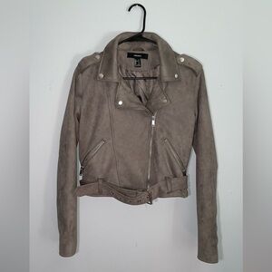 Gray (almost purpleish) Forever 21 jacket, size small, good condition